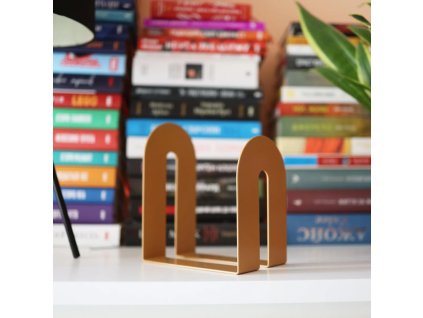 Stojan na knihy a LP ARC béžový1