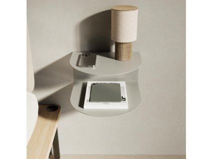 Stolek MODERN šedý