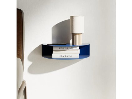 Polička WIDE modrý