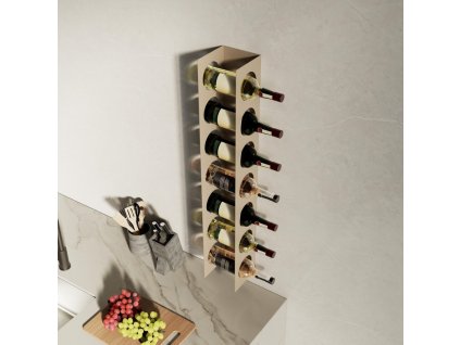 Držák na víno MINIMAL béžový