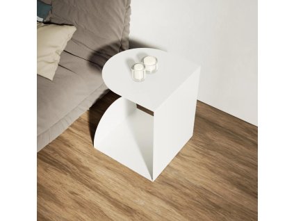 Moderní stolek C bílý