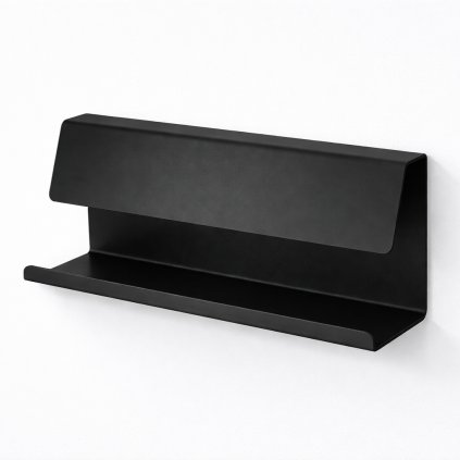 Nástěnná odkládací polička černá1