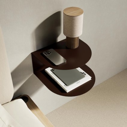 Stolek MODERN hnědá