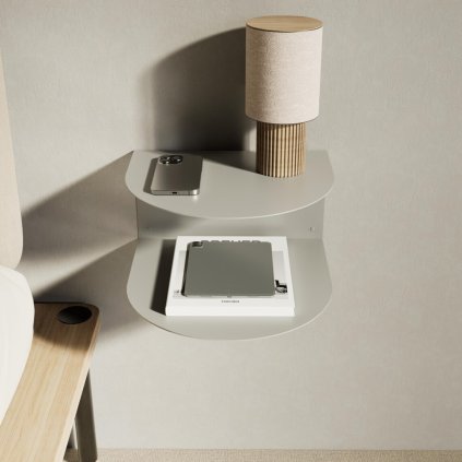 Stolek MODERN šedý