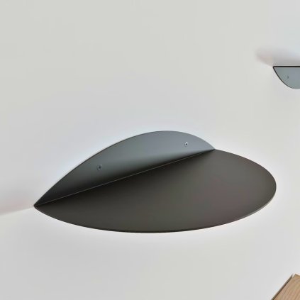 Polička FLOAT černá1