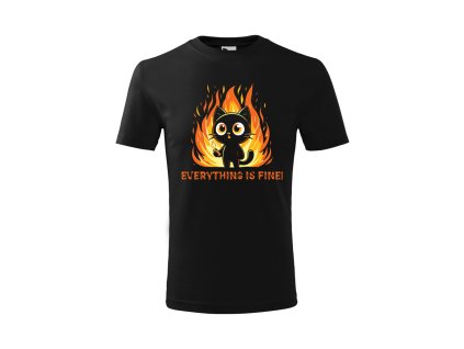 dětské triko everything is fine