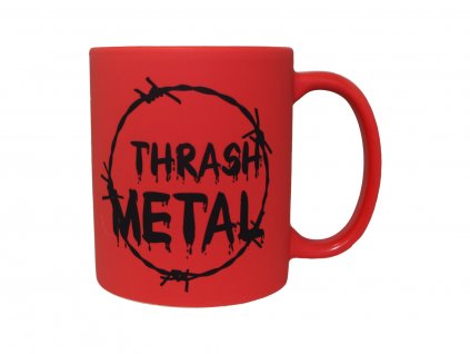 thrash metal velký červený