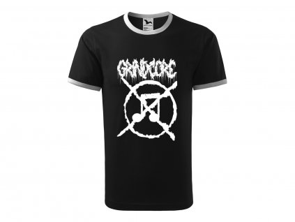 triko lem grindcore černé