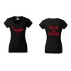 DOA černé triko s červeným dámské