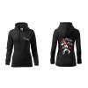 Dámská mikina death unicorn zipper