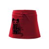 sukně deadcat červená