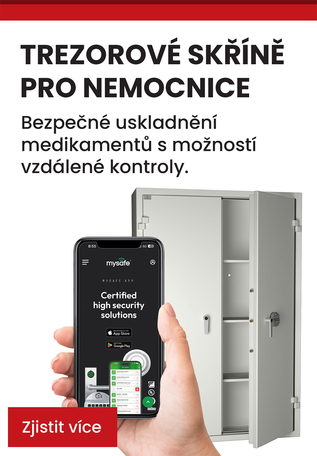 TREZOROVÉ SKŘÍNĚ PRO NEMOCNICE