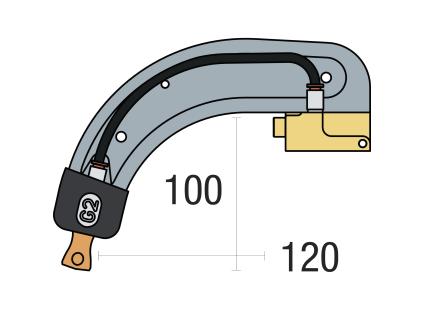 Náhradní rameno k bodovacím kleštím GYS G2 - izolované