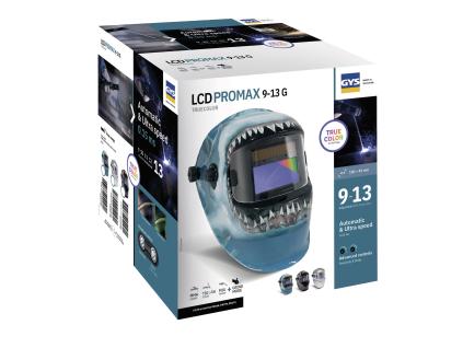 Samostmívací svařovací kukla GYS PROMAX 9/13G SHARK TRUECOLOR