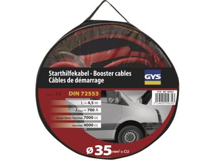 Startovací kabely GYS 700 A 35 mm2 - izolované svorky