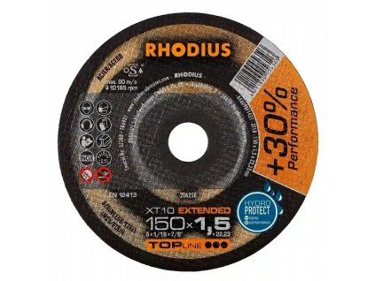 Řezný kotouč RHODIUS XT10 150x1,5mm