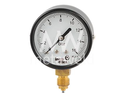 Manometr spodní vývod INAIRCOM 63mm 1/4