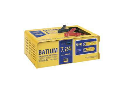 Automatická nabíječka autobaterií GYS BATIUM 7/24, pro 6/12/24V