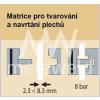 Matrice pro provrtání a tvarování plechů GYS D11, průměr 4 mm