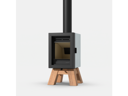 ash houten voet beton