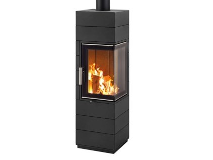 Krbová kamna Corna ES - černý lak