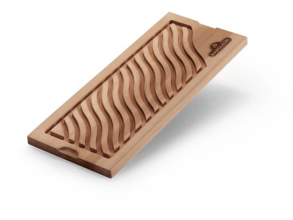 Cedrové uzení - destička s drážkami