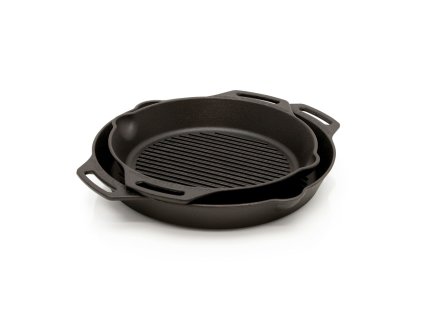 Grilovaci litinova panev se dvema uchyty gp35h a79356082 10850