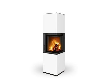 Designové krby - HARMONY - HARMONY R/L HA - HARMONY R/L HA (Varianta HARXDHRDM 10 - Dělené sklo - pravé provedení)