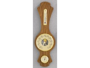 Meteostanice na podložce z masivu - dub rustikal Möller-Therm 203261