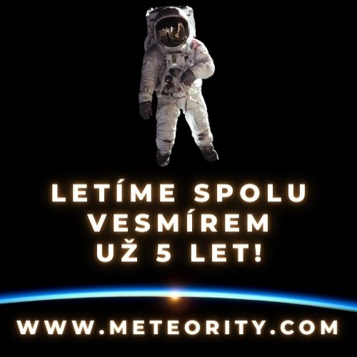 Letíme spolu vesmírem už 5 let !