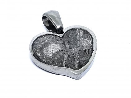 Přívěsek meteorit srdce