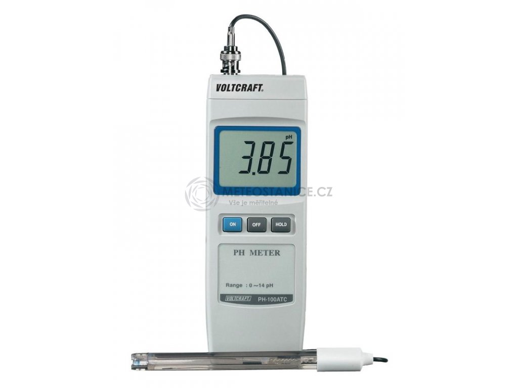 Digitální pH-metr Voltcraft PH-100 ATC včetně pH-elektrody