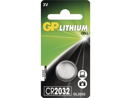 Knoflíková baterie - GP CR2032
