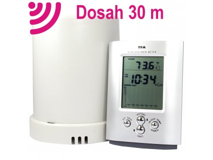 TFA 47.3003 | Bezdrátový srážkoměr MONSUN s teploměrem | dosah až 30 m
