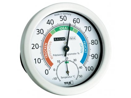 TFA 45.2028 | Analogový vlhkoměr - teploměr | průměr 118 mm
