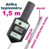 Zemědělský tyčový teploměr 150 cm | WILE TEMP | -15 až +70 °C / ±0,5 °C