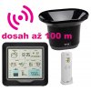 TFA 35.1160.01 - Bezdrátová meteostanice se srážkoměrem RAIN PRO | dosah až 100 m | černá