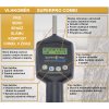 SuperPRO COMBI | Vlhkoměr a teploměr pro balíky slámy, sena a senáže, pro kompost a chmel