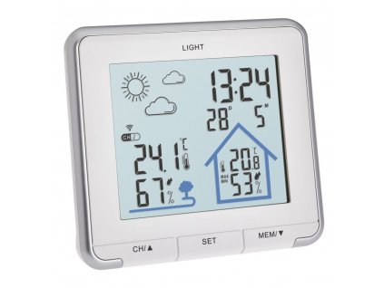 Domáca meteostanica s predpoveďou počasia TFA Life - biela