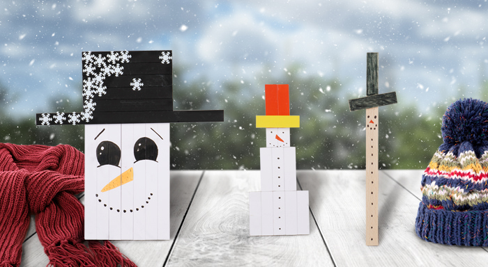 Sněhuláci nejen z lamelek - návod na výrobu