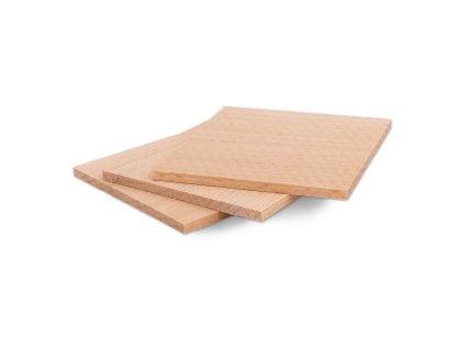 Dřevěné destičky z masivu 3 kusy, rozměr 70 x 70 x 3,5 mm