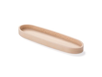  Elora-9025 Dřevěná miska z bukového dřeva o rozměrech 250×70 mm, celkový pohled