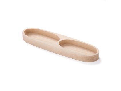  Elora-6125 Dřevěná miska z bukového dřeva o rozměrech 250×70 mm, celkový pohled