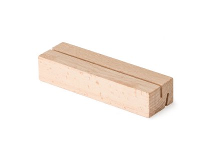 Stojánek na karty Dablin-10BA2 z bukového dřeva se dvěma drážkami