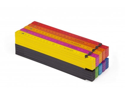 Metrie™, 10 ks, 2m, mix barevných skládacích metrů