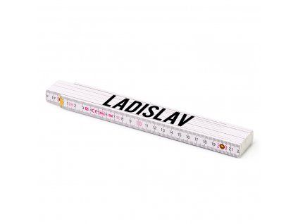 dárek pro bráchu skládací metr se jménem ladislav2