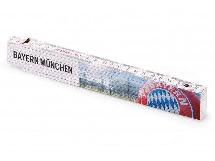 2m, skládací metr, typ Block 52 s potiskem Bayern Mnichov