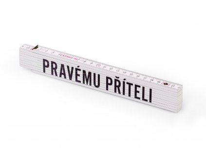 Skládací dvoumetr s potiskem pravému příteli