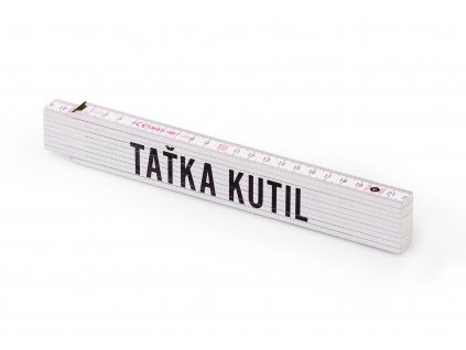 Skládací dvoumetr s potiskem TAŤKA KUTIL