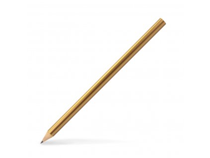 Jedinečná tužka ve zlaté barvě, délka 240 mm, kulatá